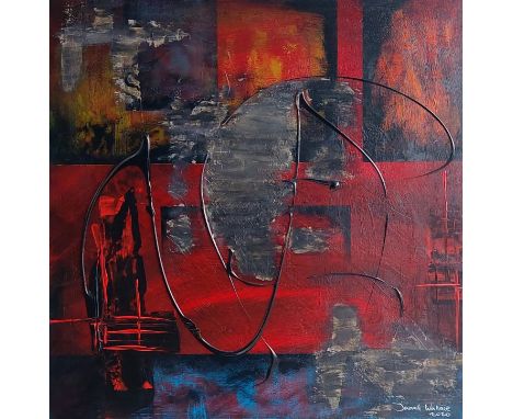 Janet Wallace is an emerging abstract artist who uses bold colors, textures and design to explore the beauty of the Universe 