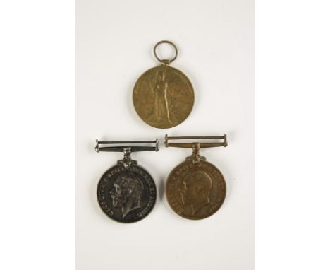 GREAT WAR MERCANTILE MEDAL AND PAIR, War, Victory and Mercantile, impressed (142471 GNR. R. DEBNAM. R.A.). (3 medals)