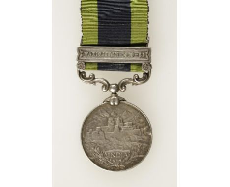 GEORGE V INDIA GENERAL SERVICE MEDAL, with Waziristan 1919-21 clasp, impressed (6077263PTE. E. BENNETT. 2 BN THE QUEEN'S R.)