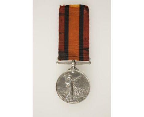 A QUEEN'S SOUTH AFRICA MEDAL, impressed (443 SERJT: R. RUSSELL. MANCH: REGT), with research