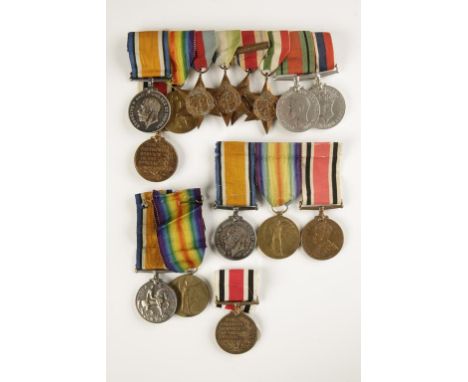 GREAT WAR, SECOND WORLD WAR AND POLICING GROUP OF MEDALS, War and Victory impressed (J.48878 E.W.A. MORRIS. ORD. R.N.), EII C