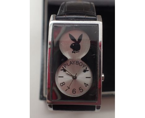 Gents Playboy wristwatch   CONDITION REPORT:  This item is working at lotting.
