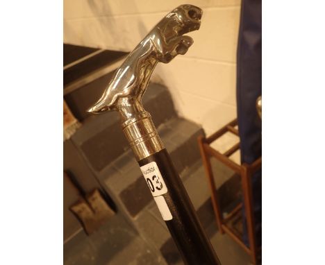 Jaguar handle walking stick 