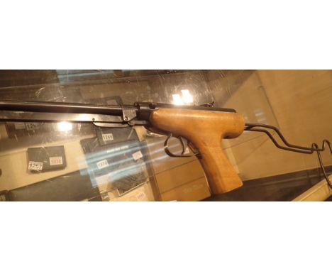 Air pistol with shoulder stock, .177 calibre   CONDITION REPORT:  POSTAGE: There are International restrictions on the shipme
