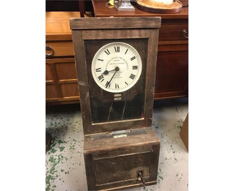 The Gledhill-Brook Time Recoder Ltd, clocking in clock.