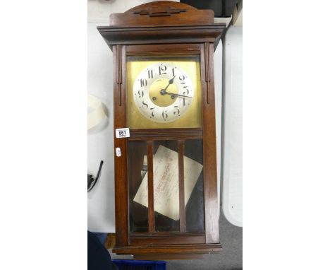 8 Day Vienna Wall Clock with proof of Sale from 1913