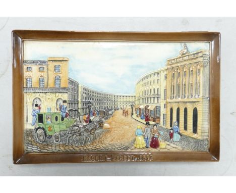Unmarked Beswick Regent Street rectangular plaque 