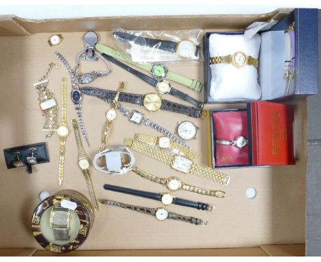 A collection of ladies &amp; gents wristwatches including Rotary, Oris, Regency, Auto Summit  etc 