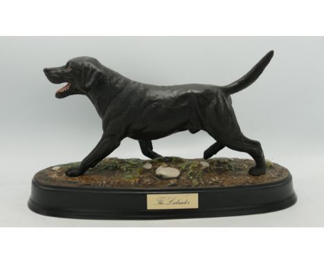 Royal Doulton Dog Figure The Labrador on ceramic plinth 