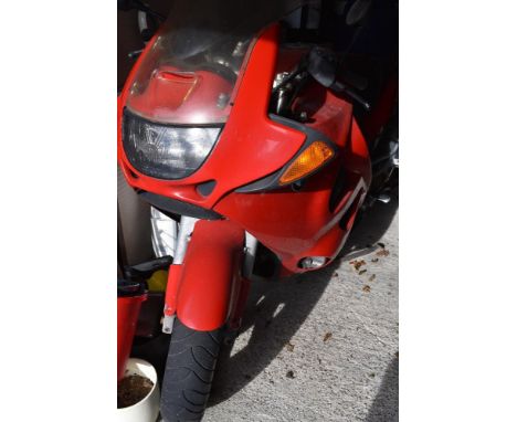 A vintage BMW K1200RS Motorcycle, W224EWU first registered 7th August 2000. currently on SORN had regular services until the 
