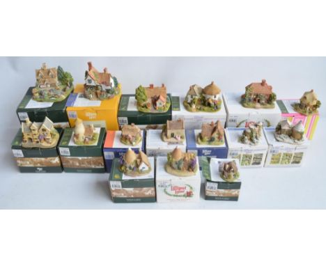 Sixteen East Anglia/Kent,Cambridgeshire themed Lilliput Lane cottages and buildings to include Sugar Mouse (Easton, Suffolk),