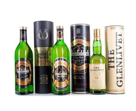 GLENLIVET 12 YEAR OLDSingle malt.One of the very first distilleries in Scotland to be granted an official licence, after the 