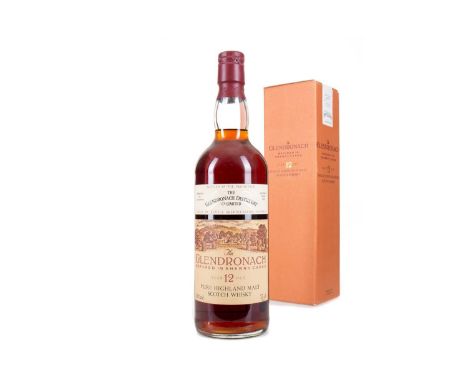 GLENDRONACH 12 YEAR OLD SHERRY CASKSSingle malt.Thanks to its rich, weighty spirit and penchant for sherry cask maturation, G