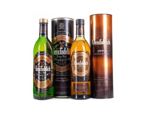GLENFIDDICH 1991 VINTAGE RESERVE DON RAMSAY AND GLENFIDDICH SPECIAL OLD RESERVESingle malt.Without Glenfiddich, Scotland migh
