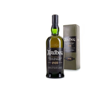 ARDBEG 1975 VINTAGE LIMITED EDITIONSingle malt.Located on the island’s rugged south coast, Ardbeg distillery represents the p