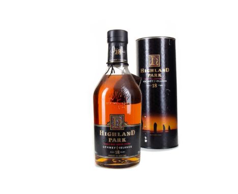 HIGHLAND PARK 18 YEAR OLD 1990SSingle malt.Orkney’s Highland Park distillery is situated in the town of Kirkwall on the site 