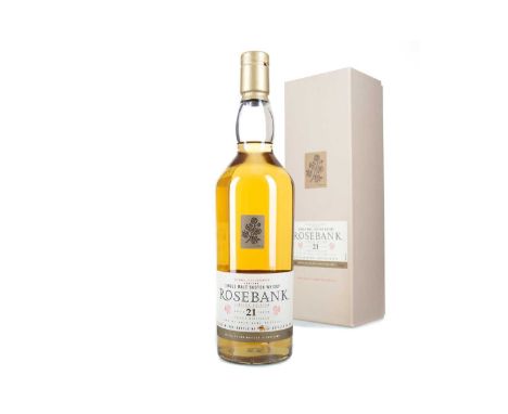 ROSEBANK 1990 21 YEAR OLD 2011 RELEASESingle malt.Pride of the Lowlands, Rosebank is making a comeback after more than 25 yea