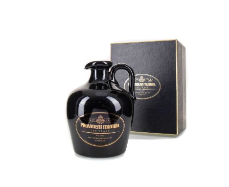 BOWMORE 10 YEAR OLD CERAMIC DECANTER FOR 150TH ANNIVERSARY OF PROVIDENT MUTUALSingle malt.Sat on the picturesque shore of Loc
