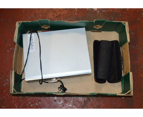 POLICE > ALBA DVD Player and a KITSOUND portable speaker [VAT ON HAMMER PRICE] [NO RESERVE]