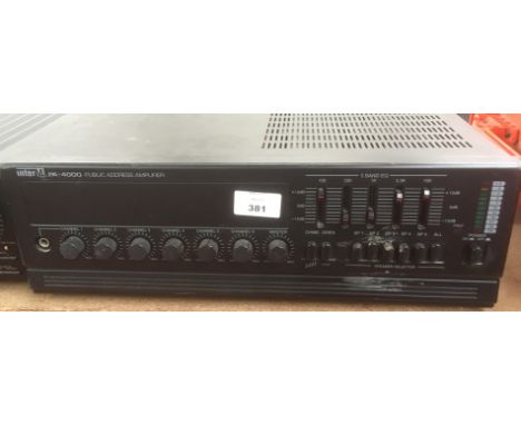 interM PA-4000 Public Address Amplifier