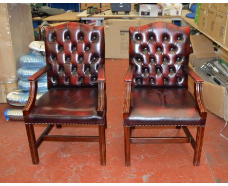 POLICE > Large good quality board-room table with 10 button-backed leather chairs [VAT ON HAMMER PRICE] [NO RESERVE]