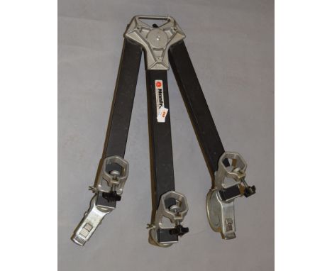 Large heavy duty dolly for Manfrotto video or cine tripod.