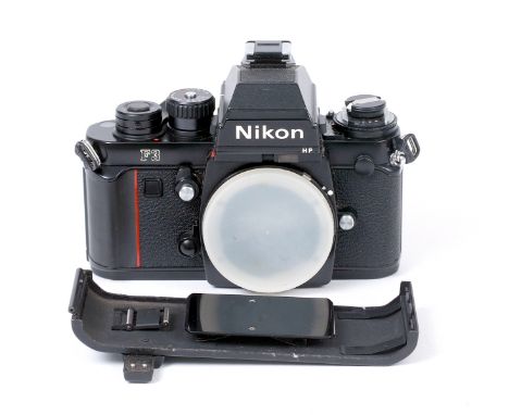 Uncommon Nikon F3 P 'Press' or 'Professional' Camera.&nbsp; Body #P9015103. Launched in the early 1980s, the Nikon F3 P (for 