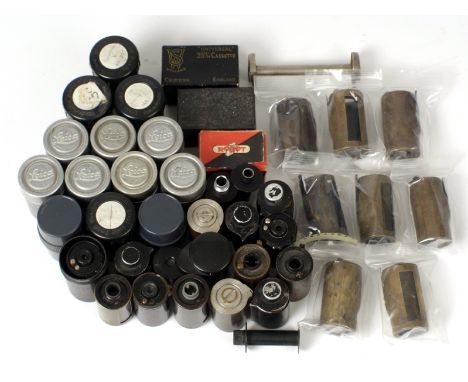 Over 30 Reloadable 35mm film Cassettes. To include Leitz, Canon, Robot, Shirley Wellard etc.
