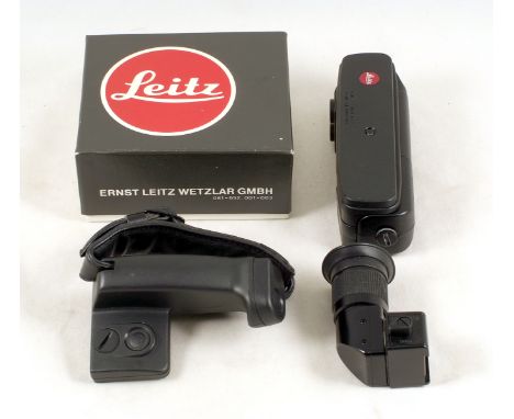 Leica R Series Accessories. Comprising Motor Winder R (untested), Grip for Motor-Winder-R/Motor-Drive-R in maker's box and a 
