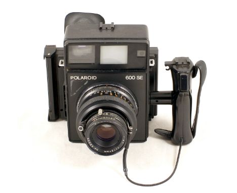 Polaroid 600SE 5x4 Instant Print Camera. With Mamiya 127mm f4.7 lens (condition 5F).