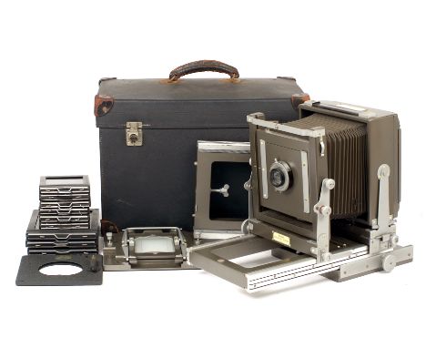 Kodak Specialist Model 2 Large Format Camera for 4x5 &amp; 1/2 Plate. Body #1281 (condition 3/4F) with Kodak Ektar 203mm f7.7