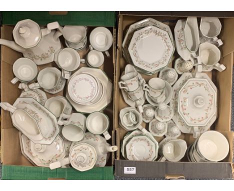 A very extensive eternal beau Johnson Bros dinner tea and coffee service.