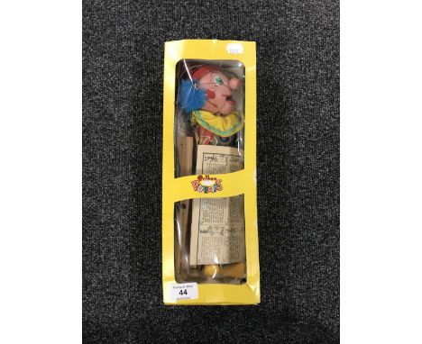 A boxed Pelham puppet - clown 