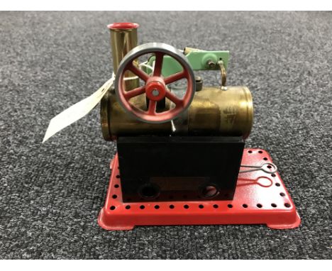 A Mamod steam engine 