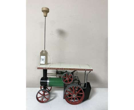 A Mamod steam tractor 