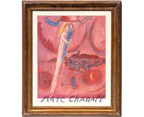 MARC CHAGALL 'Cantique des cantiques', lithograph, signed in the plate, 55cm x 45cm, framed and glazed. (Subject to ARR - ple