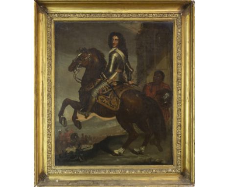 AFTER SIR PETER LELY (DUTCH 1618 - 1680), PORTRAIT OF CHARLES II oil on canvas 75cm x 61cm Framed