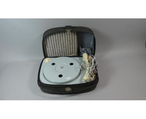 A Vintage Supraphon Portable Record Player in Case 
