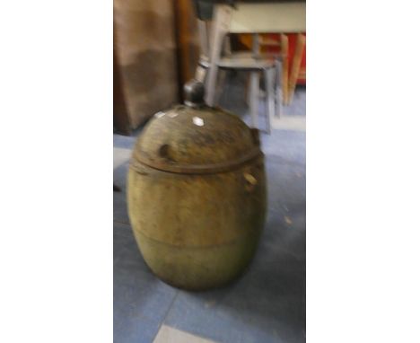 A Vintage Cast Metal Clark's 7 Gallon Boiler, 52cm High 
