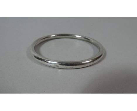A Charles Horner Silver Bangle 