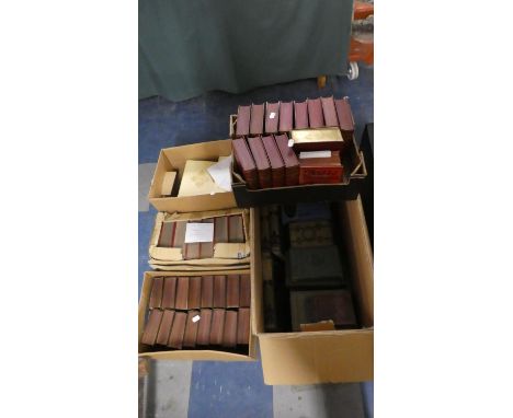 Five Boxes of Various Vintage Hard Back Books 
