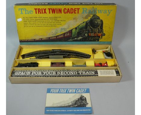A Vintage Boxed Trix Twin Cadet Train Set with Instruction Booklet 