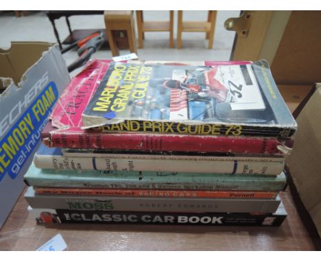 A selection of motor racing and engine related text books