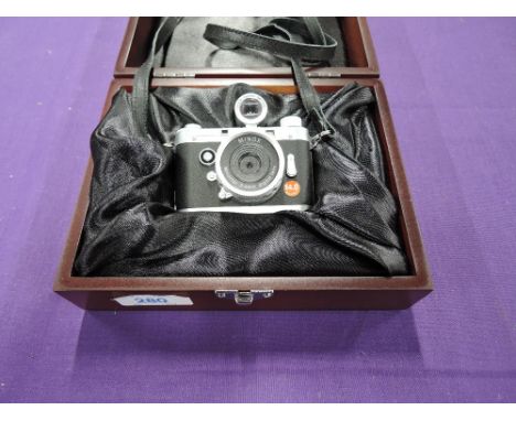 A Minox miniature camera by Wetzler, Germany in presentation box 