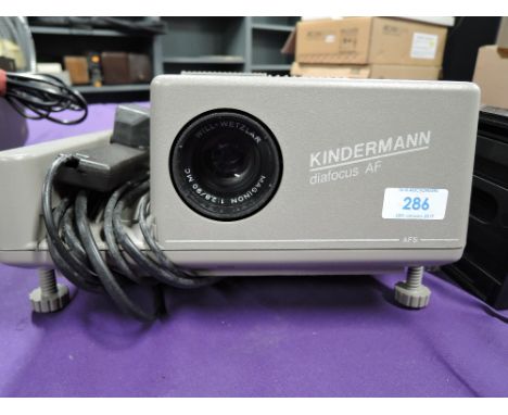 A Kinderman Diafocus projector with Will-Wetzlar lens