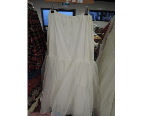 A vintage Laura Ashley bridal petticoat. Adjustable size.