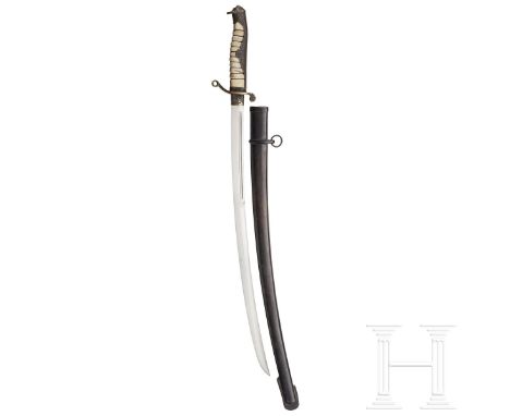 Kyo Gunto für Offiziere der Artillerie, Japan, um 1890  Industriell gefertigte Klinge, ähnlich Shinogi Tsukuri, Ko Kissaki, l