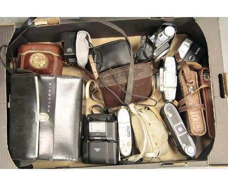 Cameras,  a quantity including a Minox 35ML and many others (a lot)