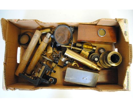 A Selection of Various Microscope Lenses & Accessories, including some Thermometers (a lot)