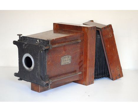 A Mahogany Camera by F. Koristka, Milano, possibly microscope related